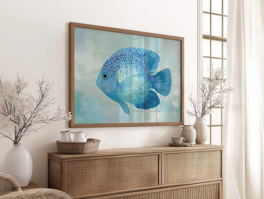 Azure Drift In Tranquil Waters