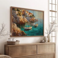 Cliffside Village Meets Azure Waters