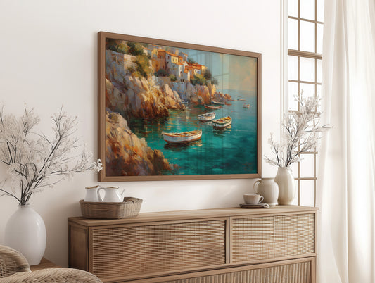 Cliffside Village Meets Azure Waters