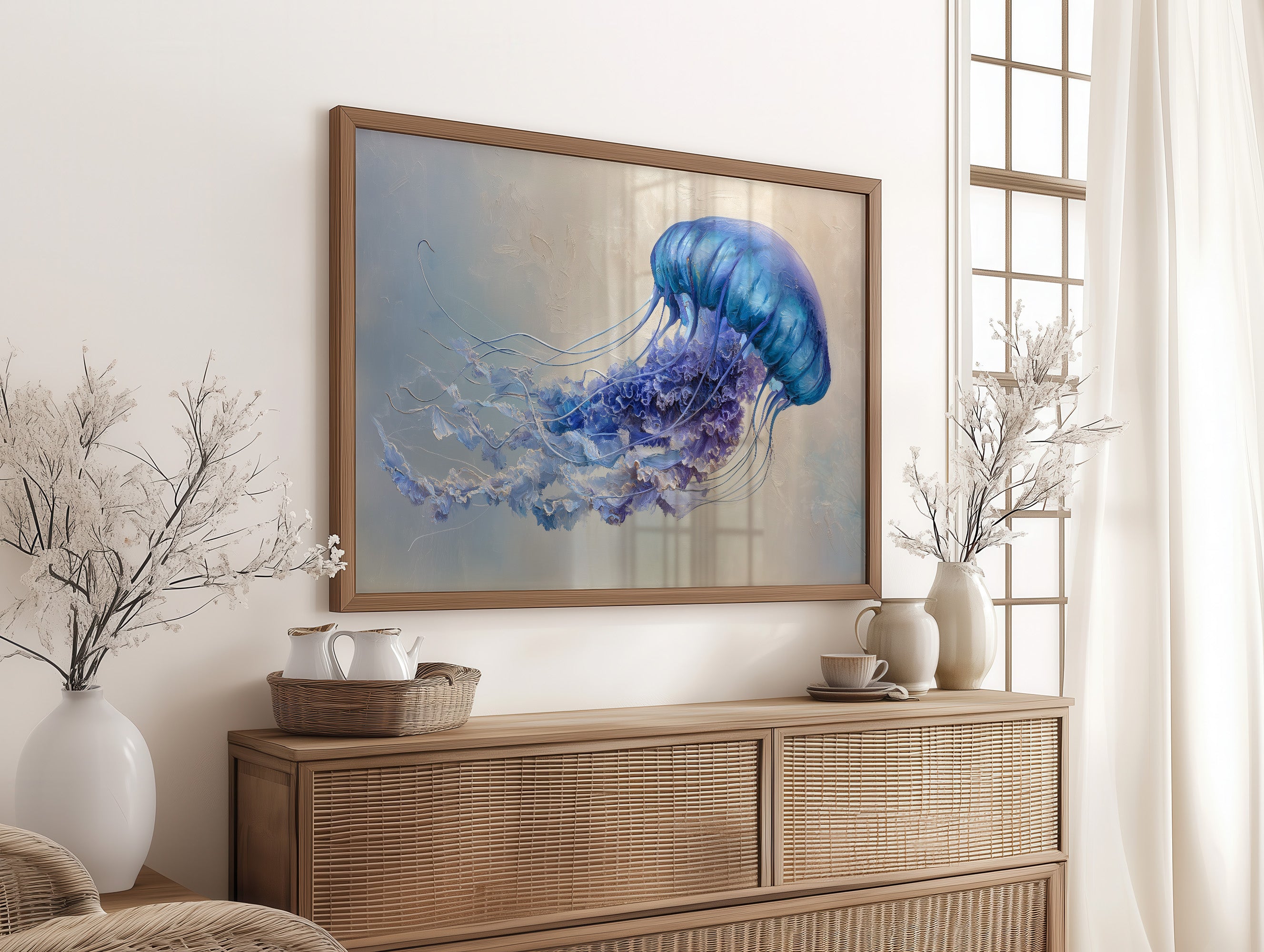 Ocean Ballet In Azure Depths