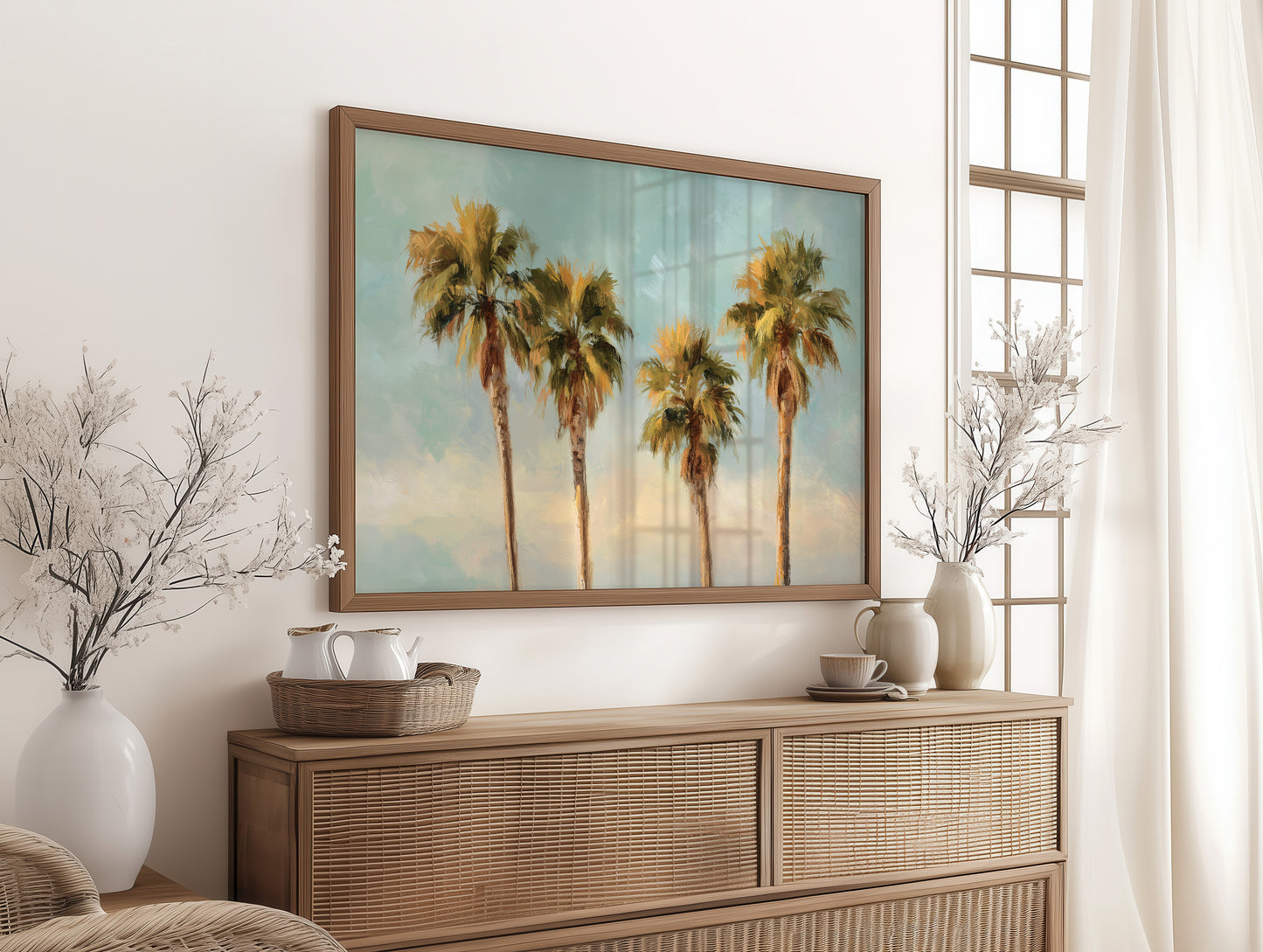 Palms Against Turquoise Skies