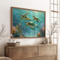 Ancient Voyagers Through Turquoise Depths