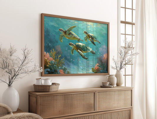 Ancient Voyagers Through Turquoise Depths