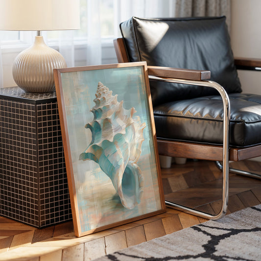 Ocean Memories In Wooden Frame