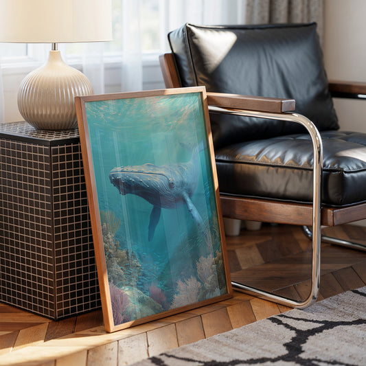 Gentle Giant Drifts Through Aqua