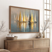 Golden Sails Dance At Dawn