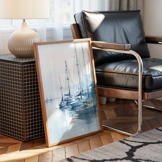 Harbor Mist On Quiet Waters