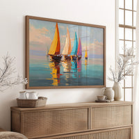 Sails Dance On Tranquil Waters