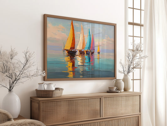 Sails Dance On Tranquil Waters