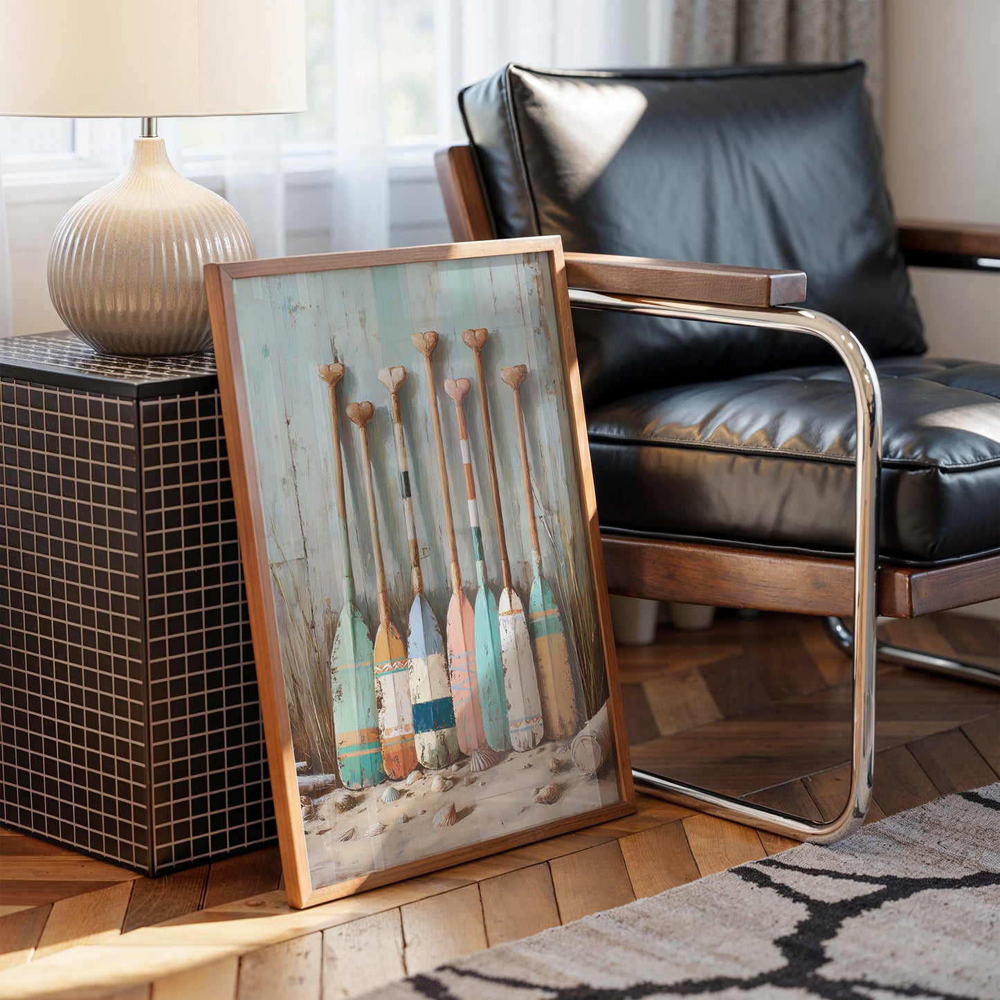 Pastel Oars Await Summer Adventures