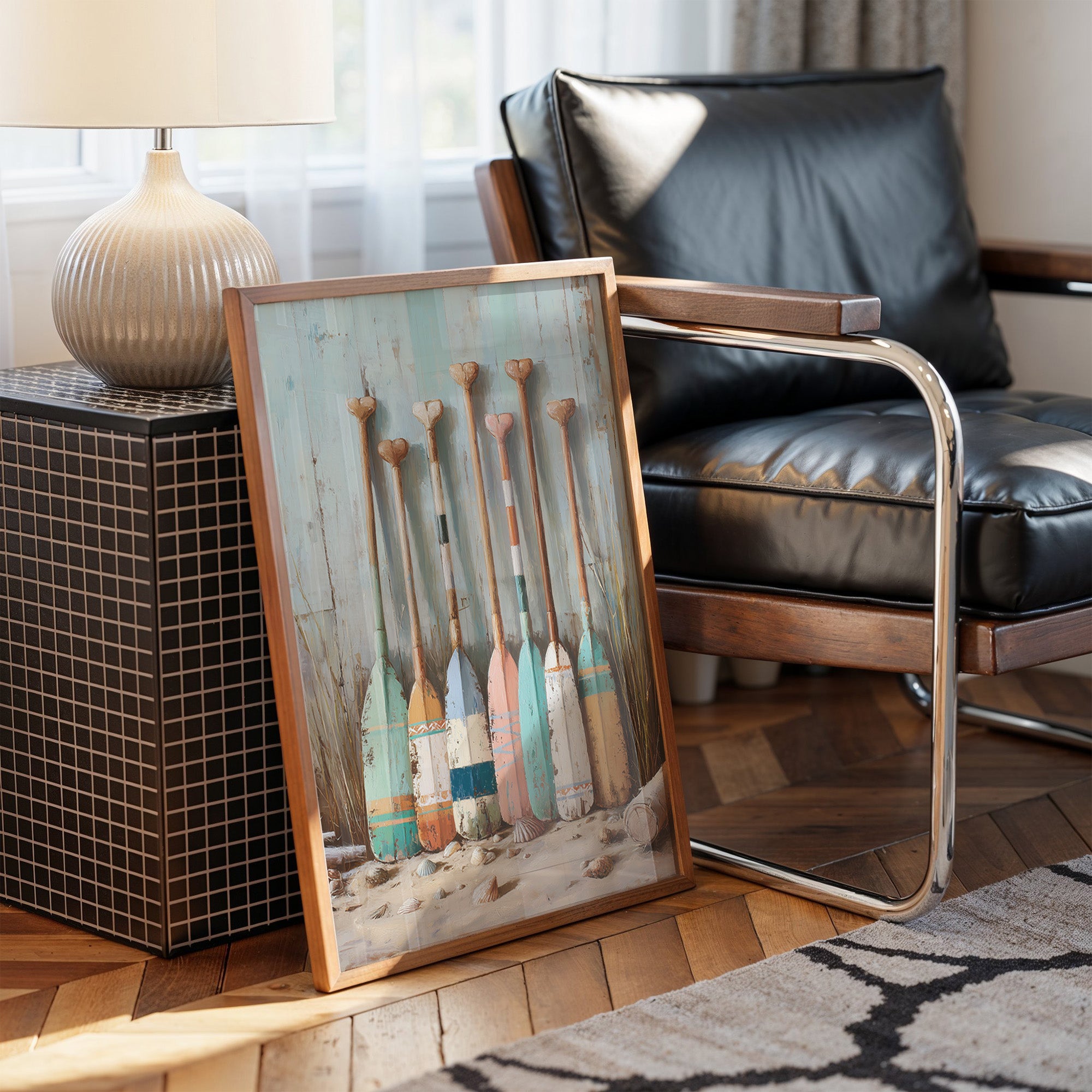 Pastel Oars Await Summer Adventures