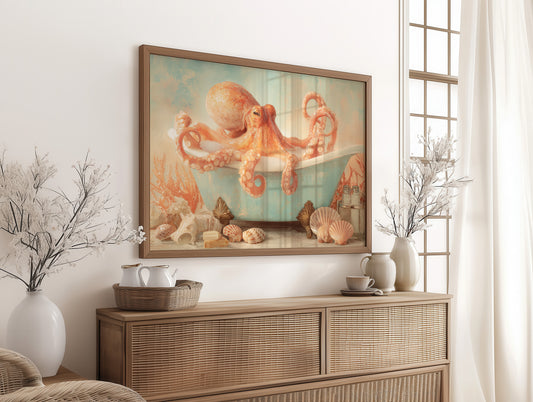 Tentacles Drift In Coral Daydream