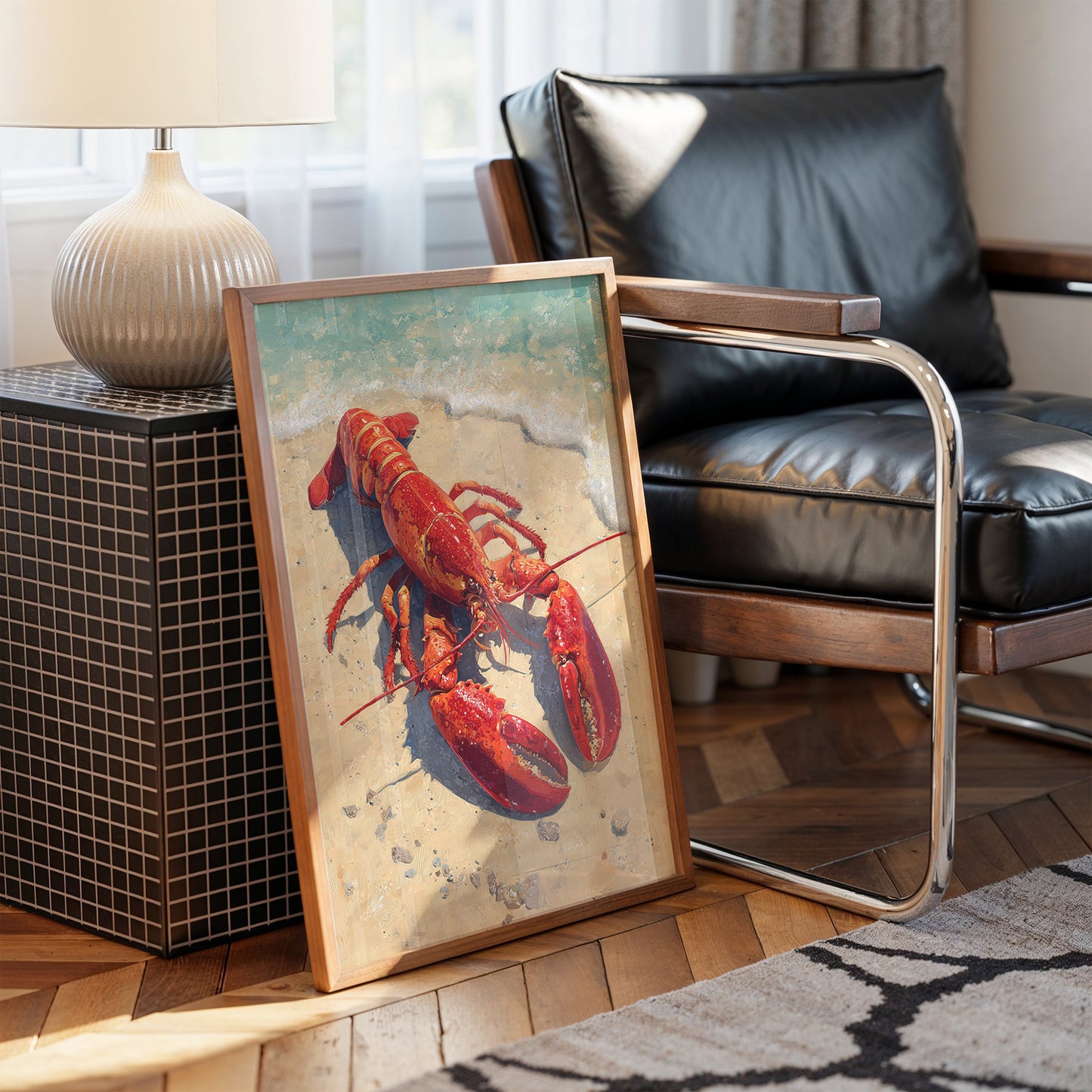 Scarlet Tides Meet Sandy Shores