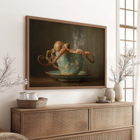 Curious Tentacles In Vintage Teacup