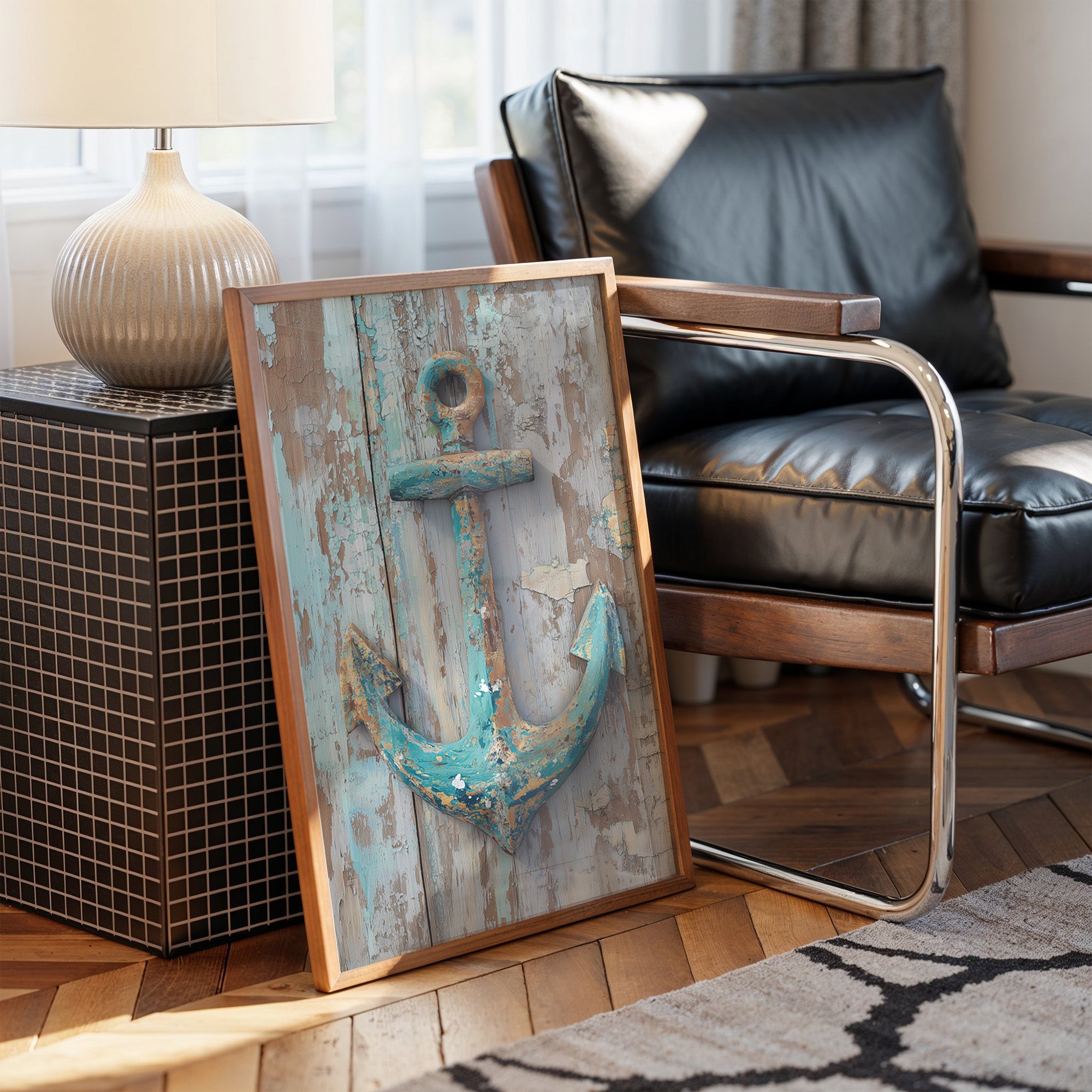 Weathered Anchor Tells Coastal Tales