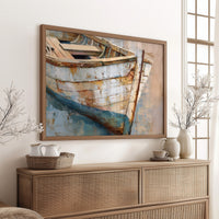 Weathered Hull Awaits The Tide