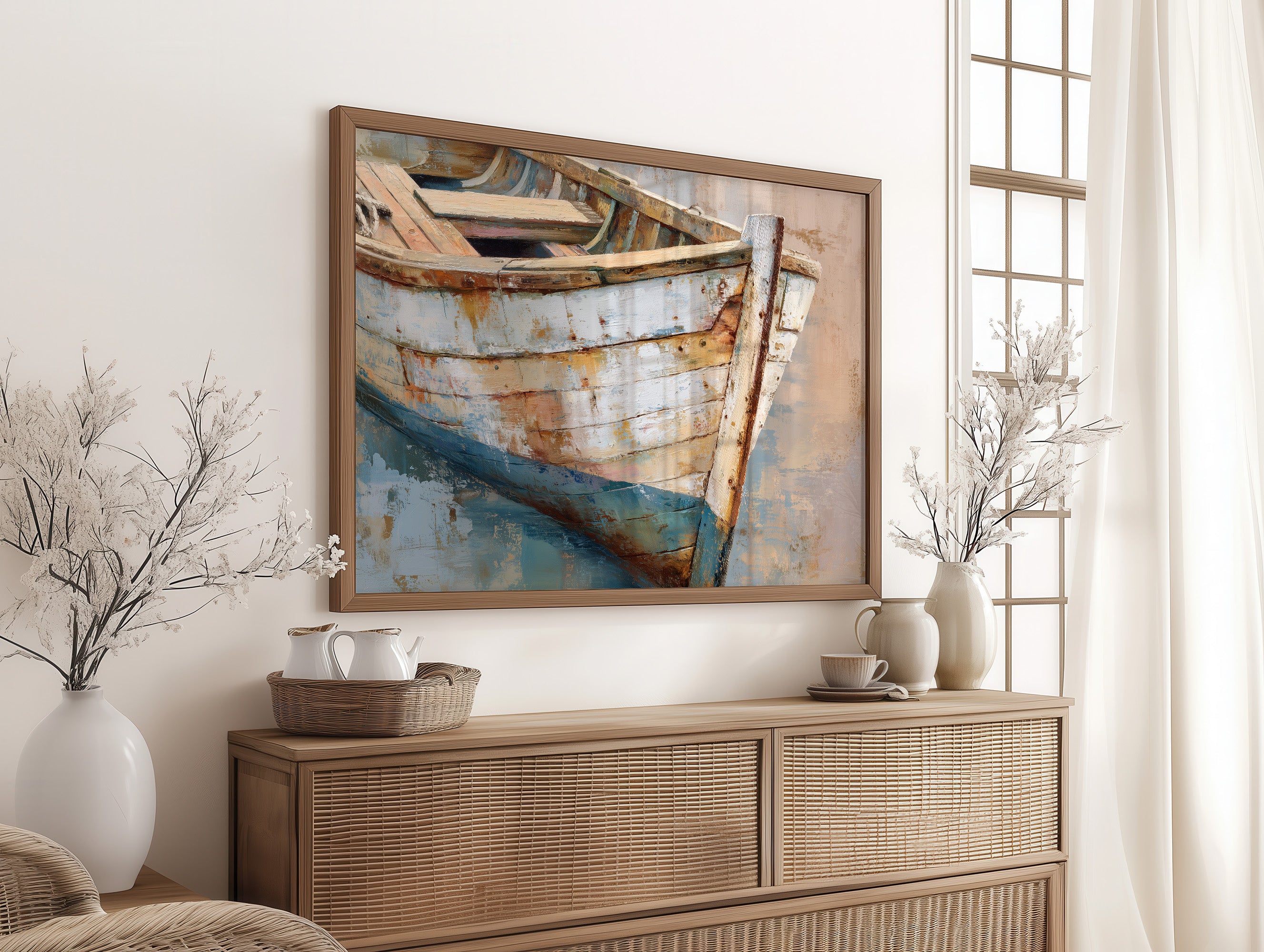 Weathered Hull Awaits The Tide