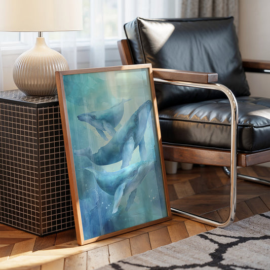 Ocean Giants Dance In Teal