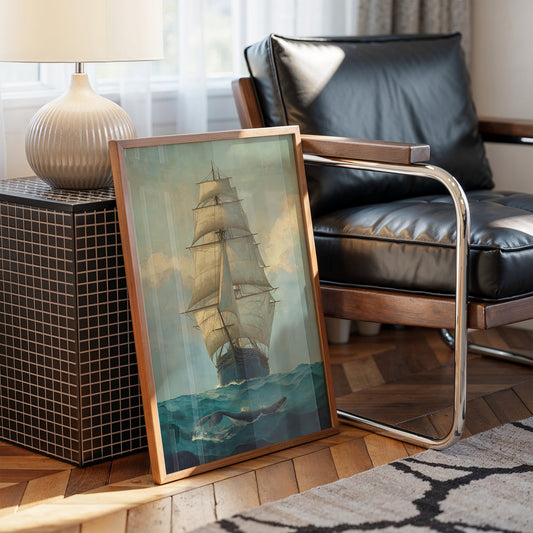 Tall Ship Meets Ocean Giant