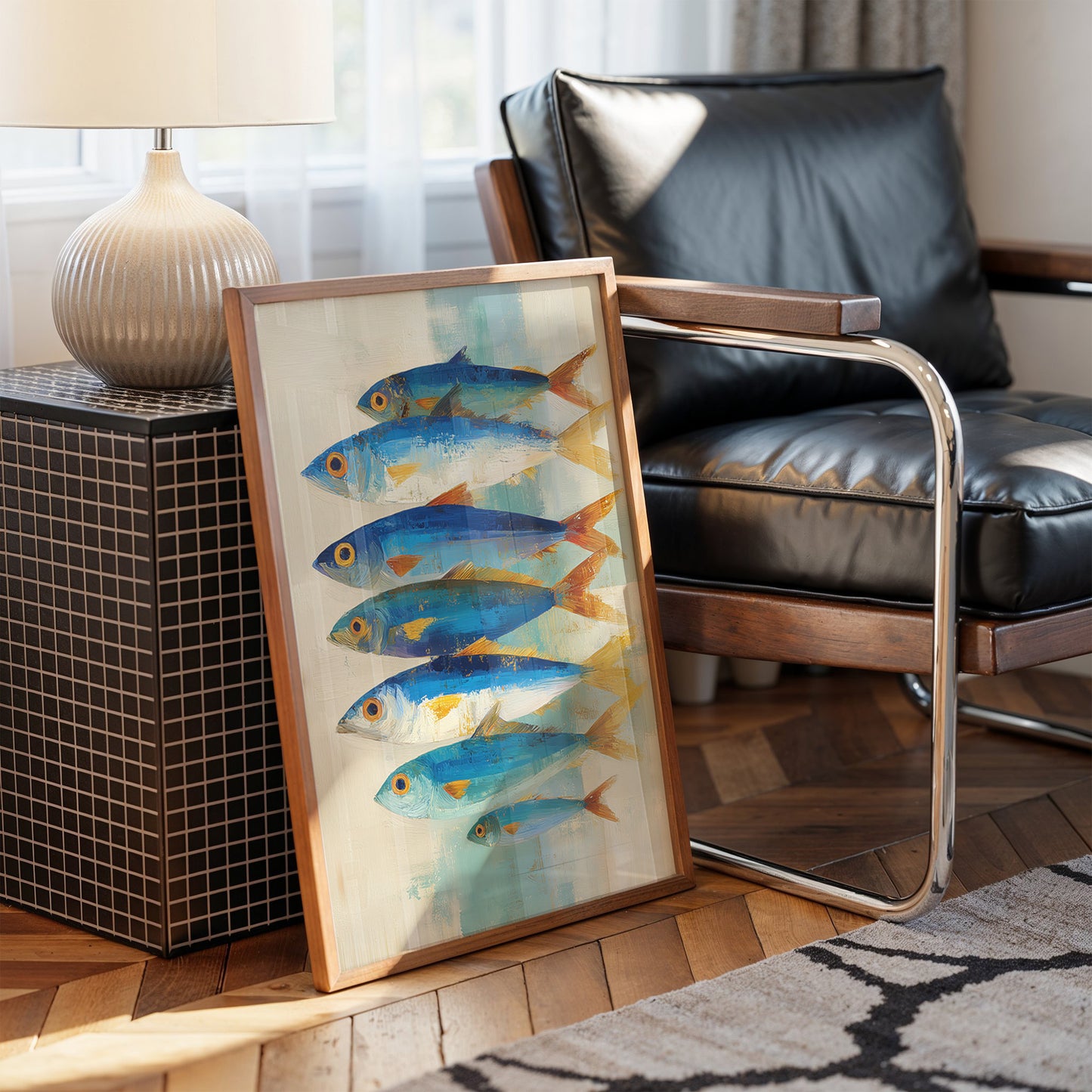 Azure Catch In Morning Light