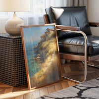 Mediterranean Cliffs Catch Summer Light