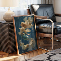 Seafoam Dances Through Teal Depths