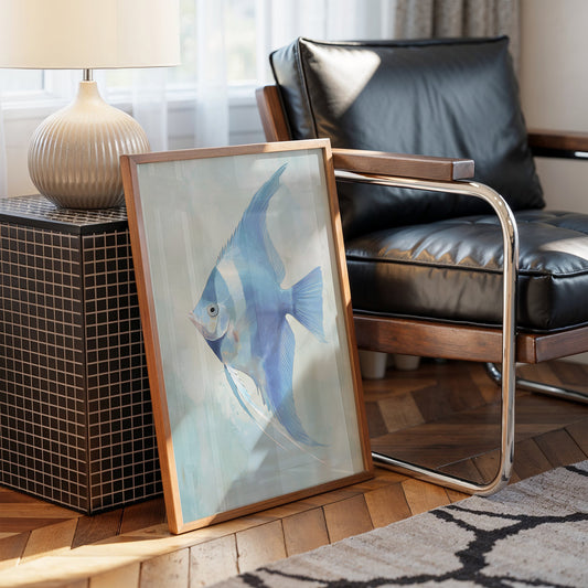 Azure Fins In Morning Light