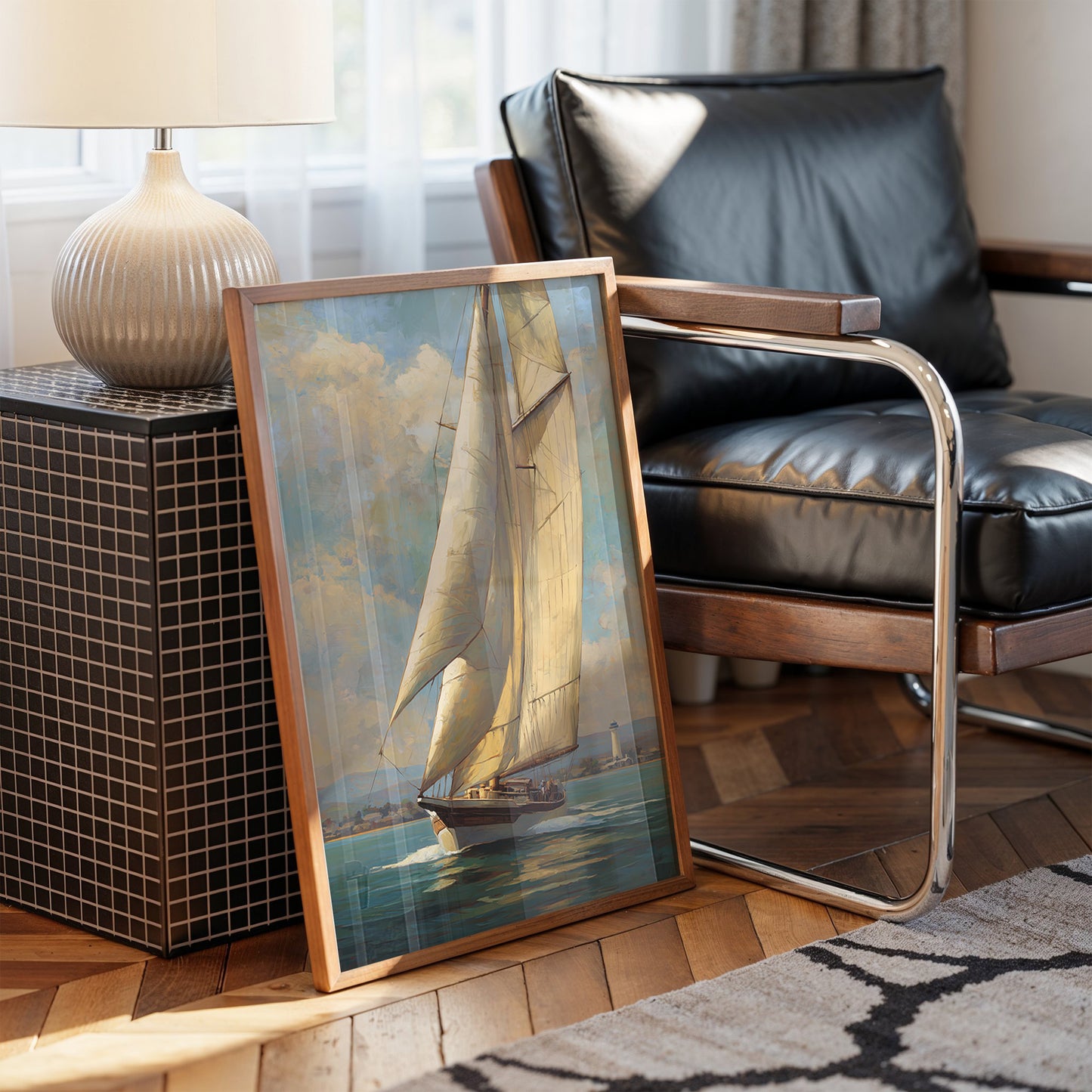 Sails Catch Afternoon's Golden Promise