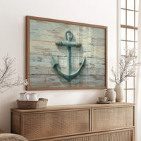 Weathered Blue Holds Coastal Memory