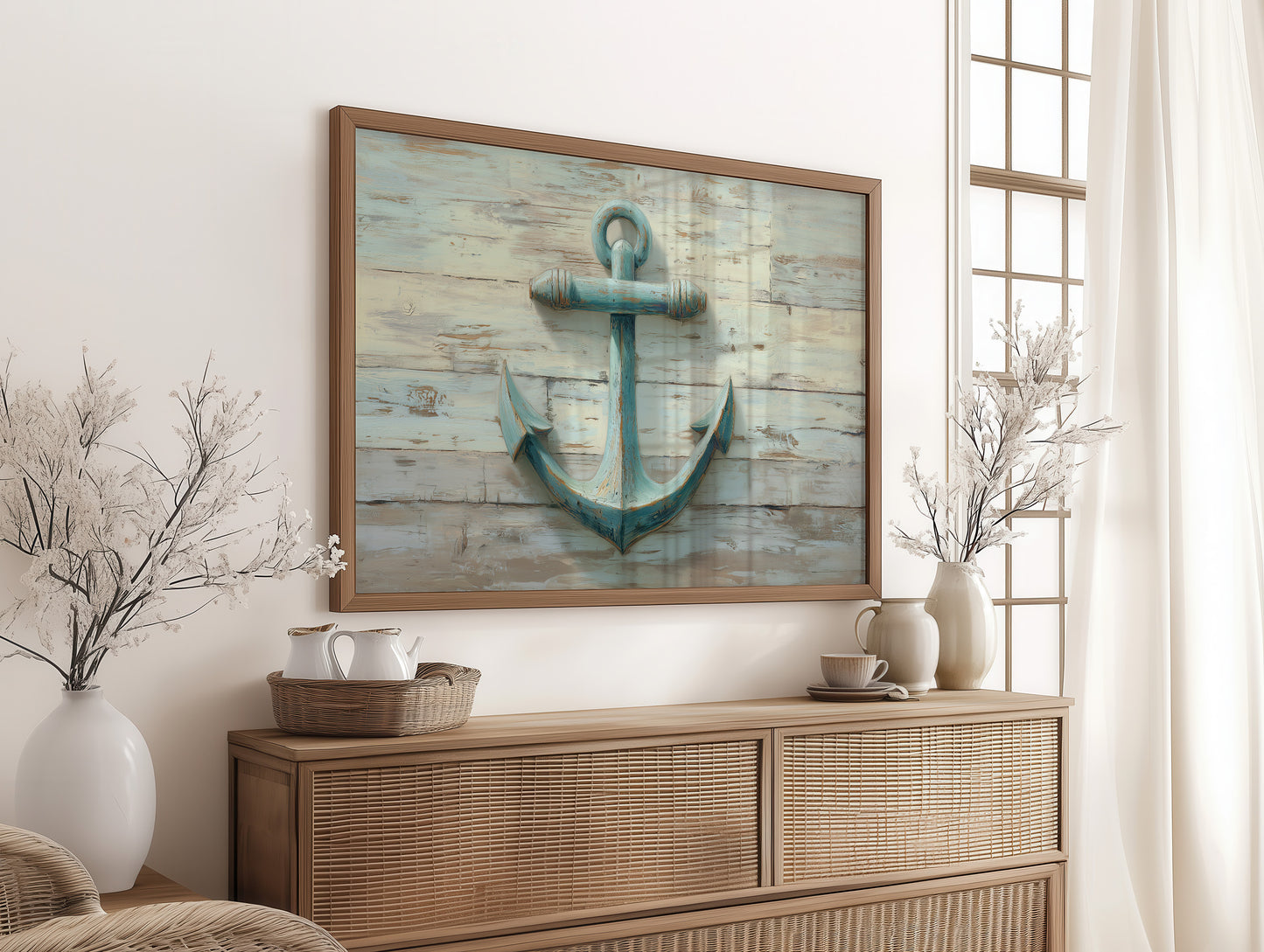 Weathered Blue Holds Coastal Memory