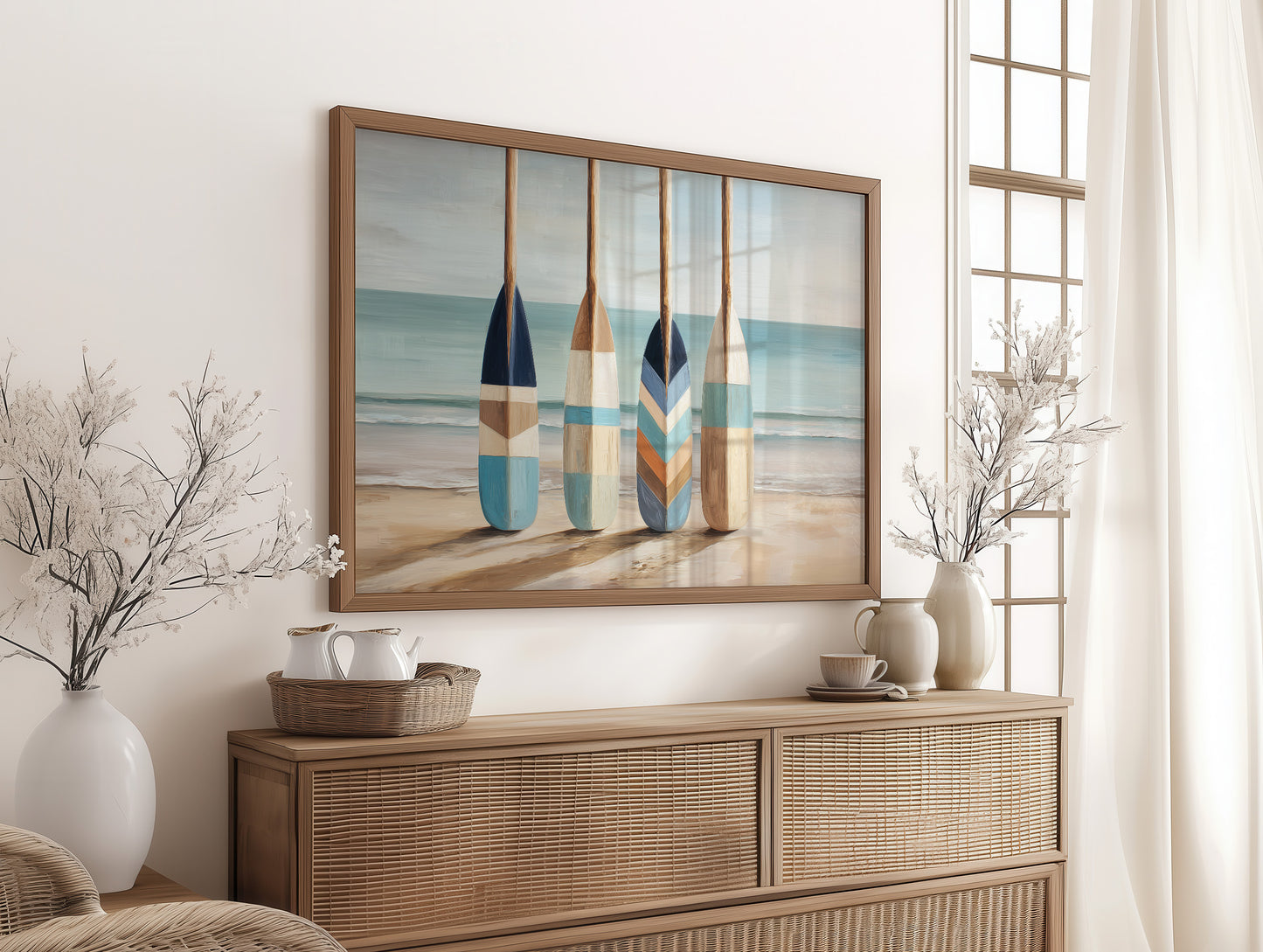 Oars Rest On Summer Shores