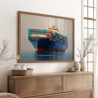 Cargo Giants Cross Quiet Waters