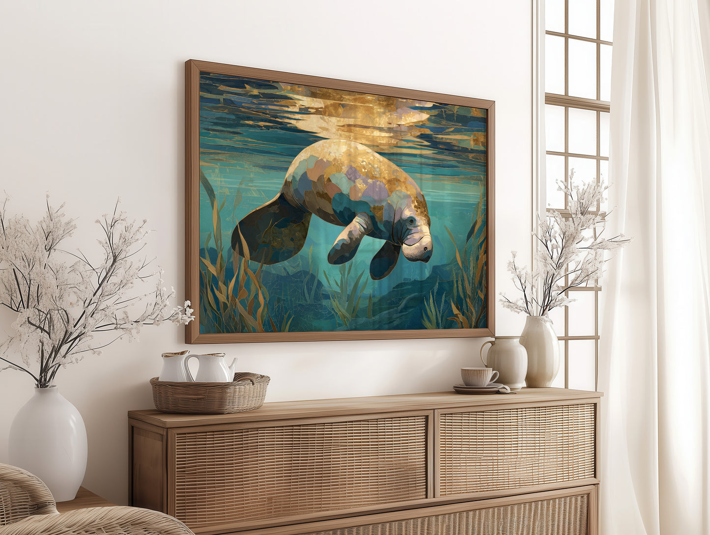 Gentle Giant In Turquoise Waters