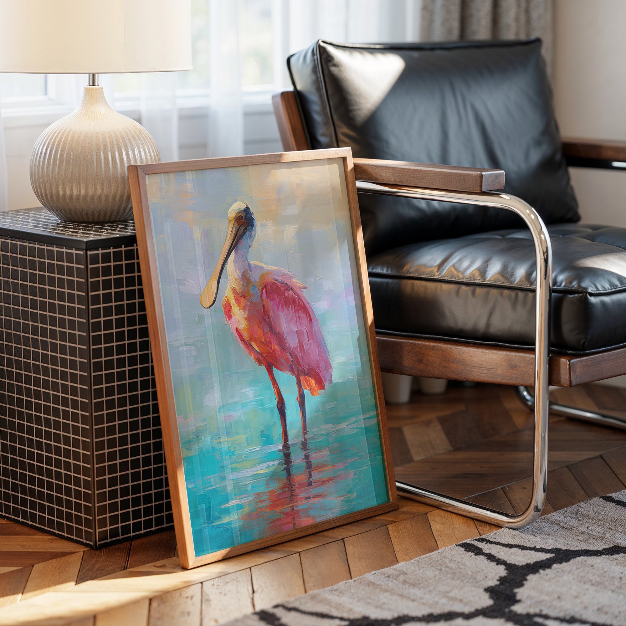 Coral Wader In Turquoise Shallows