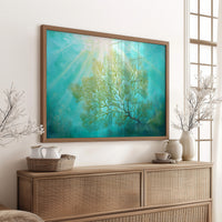 Sunbeams Illuminate Coral Branches