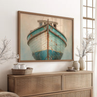 Weathered Vessel Awaits The Tide