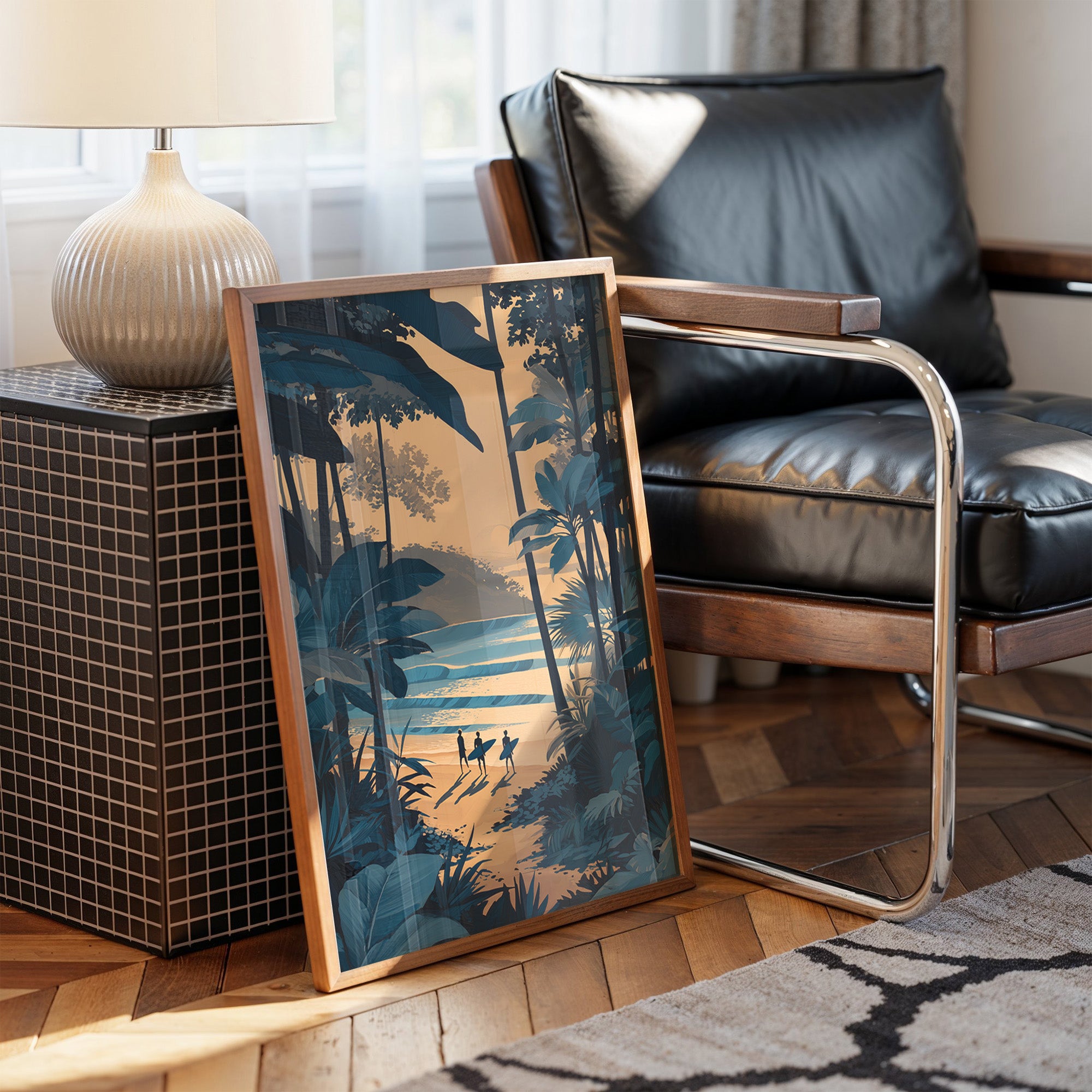 Surfers Chase Golden Hour Tides