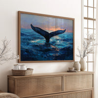 Ocean Giants Beneath Sunset Skies