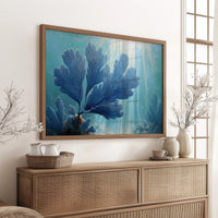 Blue Coral Dances With Light