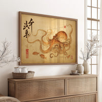 Ancient Seas On Parchment Scroll