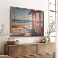 Pink Porch Meets Ocean Tides