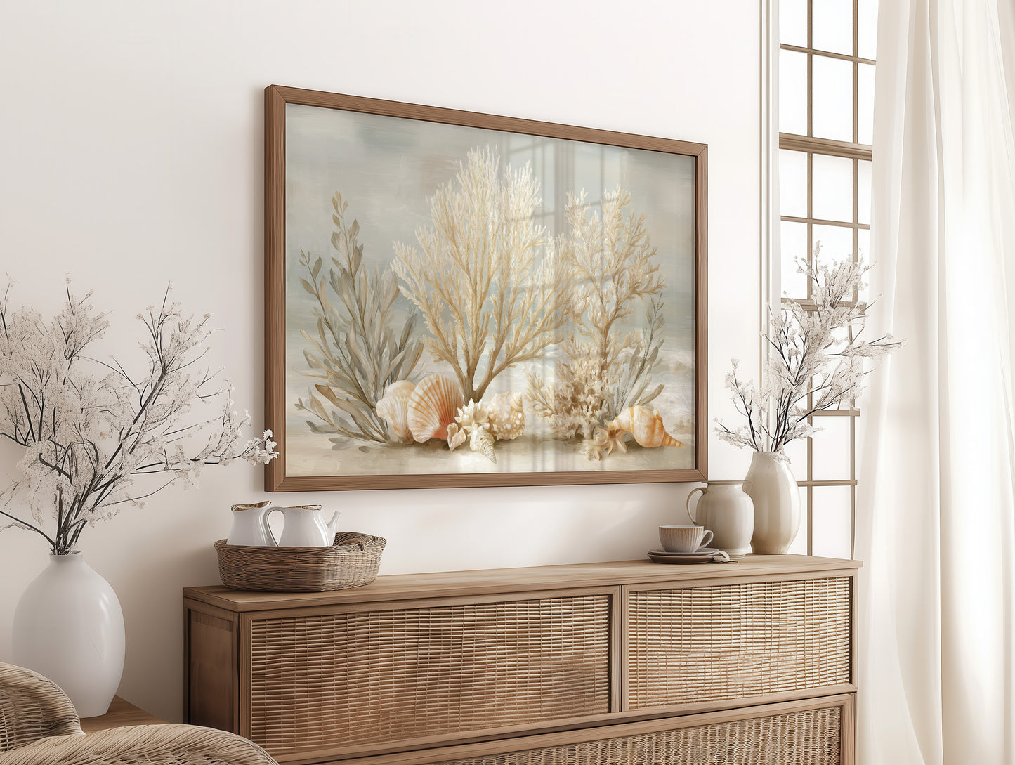 Coral Symphony In Pale Sunlight