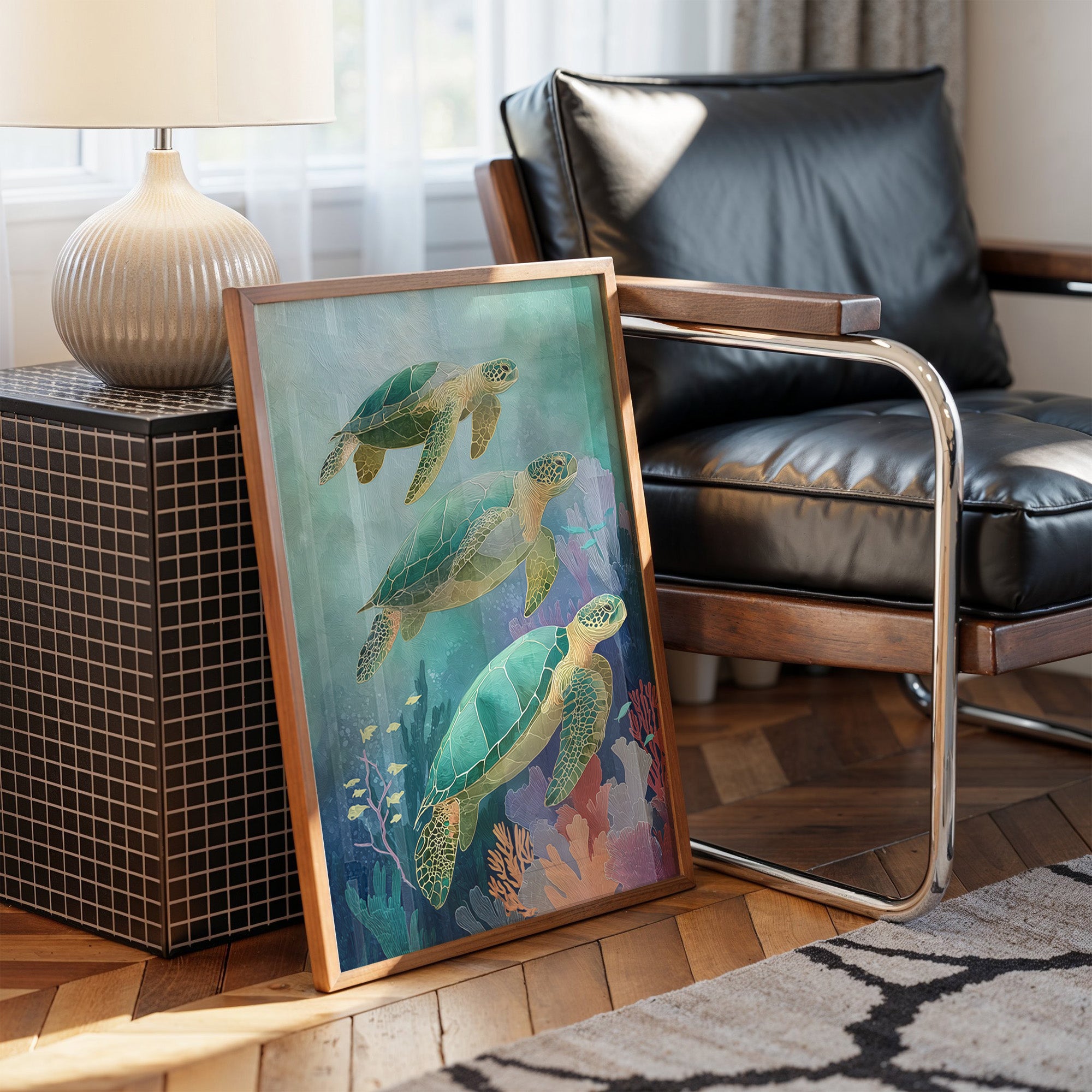 Sea Dancers In Coral Light