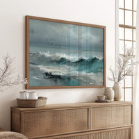 Teal Waves Call Ancient Mariners