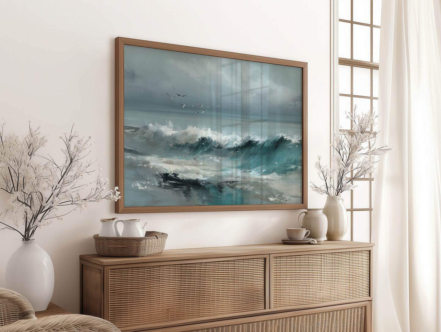 Teal Waves Call Ancient Mariners