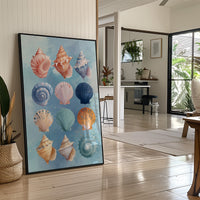 Coastal Treasures Against Azure Waves