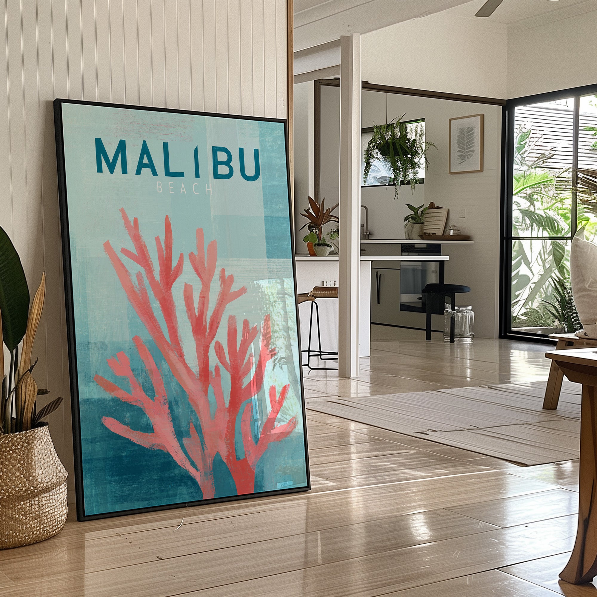 Coral Whispers Beneath Aqua Skies