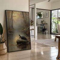 Solitude Bathes in Golden Mist