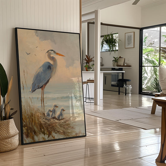 Shoreline Guardian Watches Dawn Break