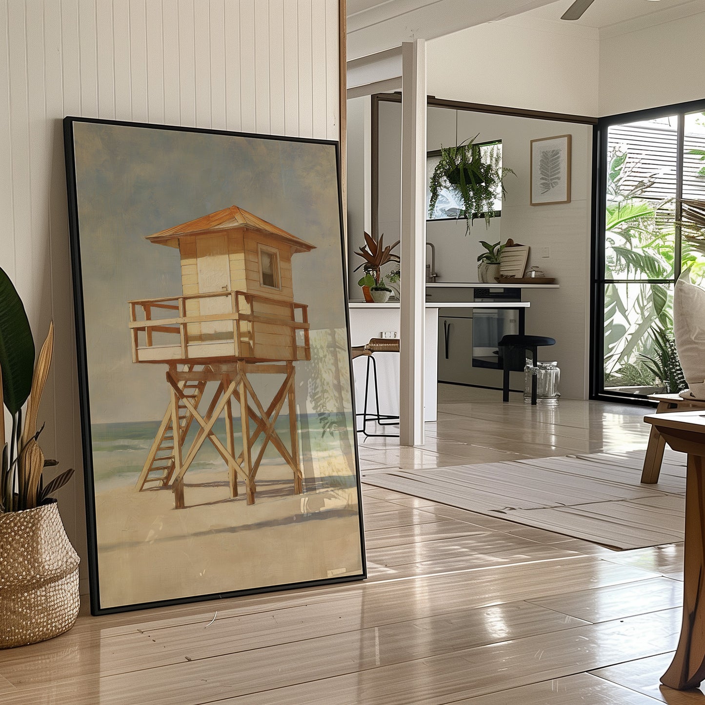 Shoreline Guardian Stands Solitary